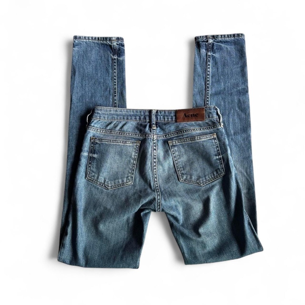 Acne Studios Blue Denim Skinny Denim Jeans
